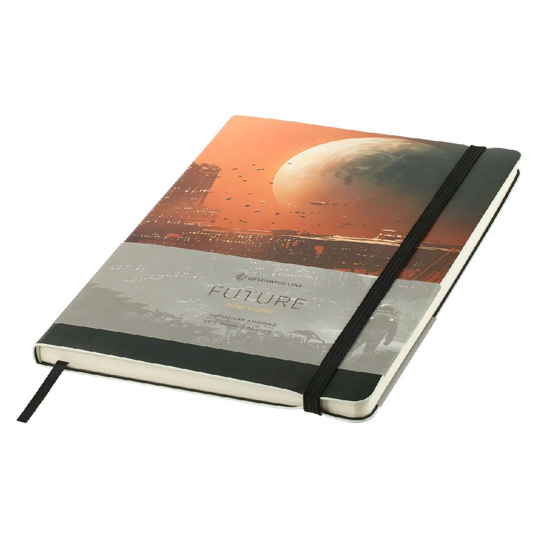 Записная книжка Greenwich Line "Future. New world", А5, 80 листов, в линейку / Записные книжки №5