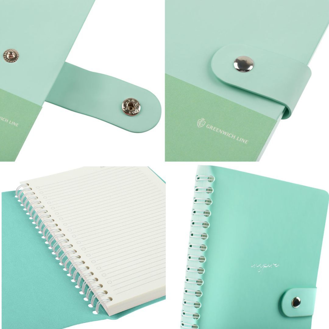 Записная книжка Greenwich Line "Pastel. Azurel", А5, 96 листов, кожзам, в линейку / Записные книжки №5 oe.kz Записная книжка Greenwich Line "Pastel. Azurel", А5, 96 листов, кожзам, в линейку / Записные книжки №5