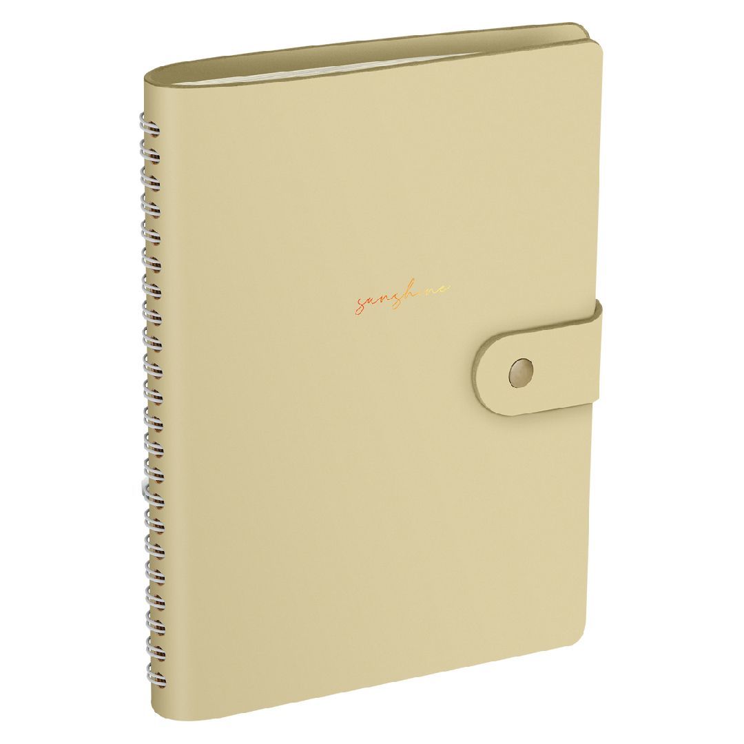 Записная книжка Greenwich Line "Pastel. Yellow", А5, 96 листов, кожзам, в линейку / Записные книжки №2