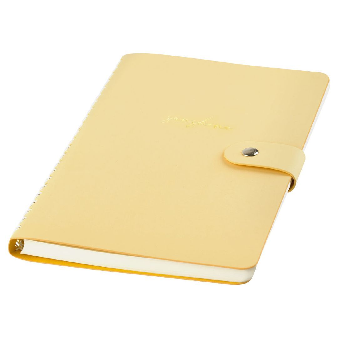 Записная книжка Greenwich Line "Pastel. Yellow", А5, 96 листов, кожзам, в линейку / Записные книжки №3