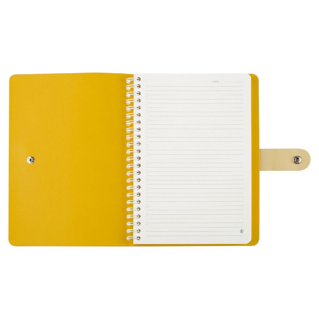 Записная книжка Greenwich Line "Pastel. Yellow", А5, 96 листов, кожзам, в линейку / Записные книжки №2