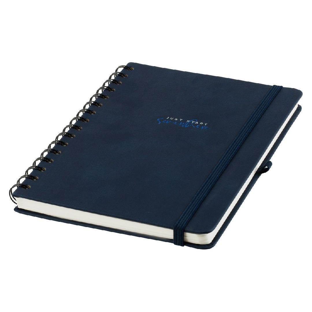Қойын дәптер Greenwich Line "Just start. Blue", А5, 96 парақ, шиыршықта, тор көз / Қойын дәптерлер №5