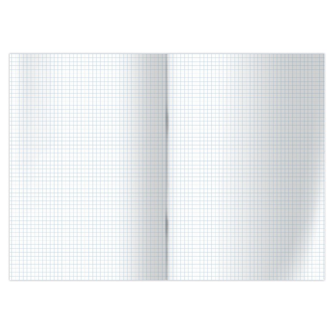 Книга учета в клетку OfficeSpace, А4, 96 листа, бумвинил, синий, твердый переплет / Книги учета №2
