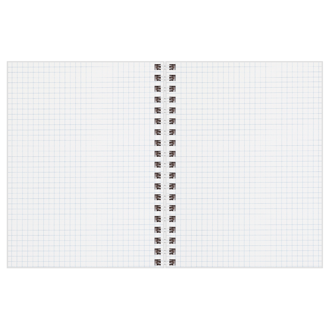 Тетрадь BG "Minimal", A5, 80 листов, матовая ламинация, в клетку, на гребне, ассорти / Тетради №2