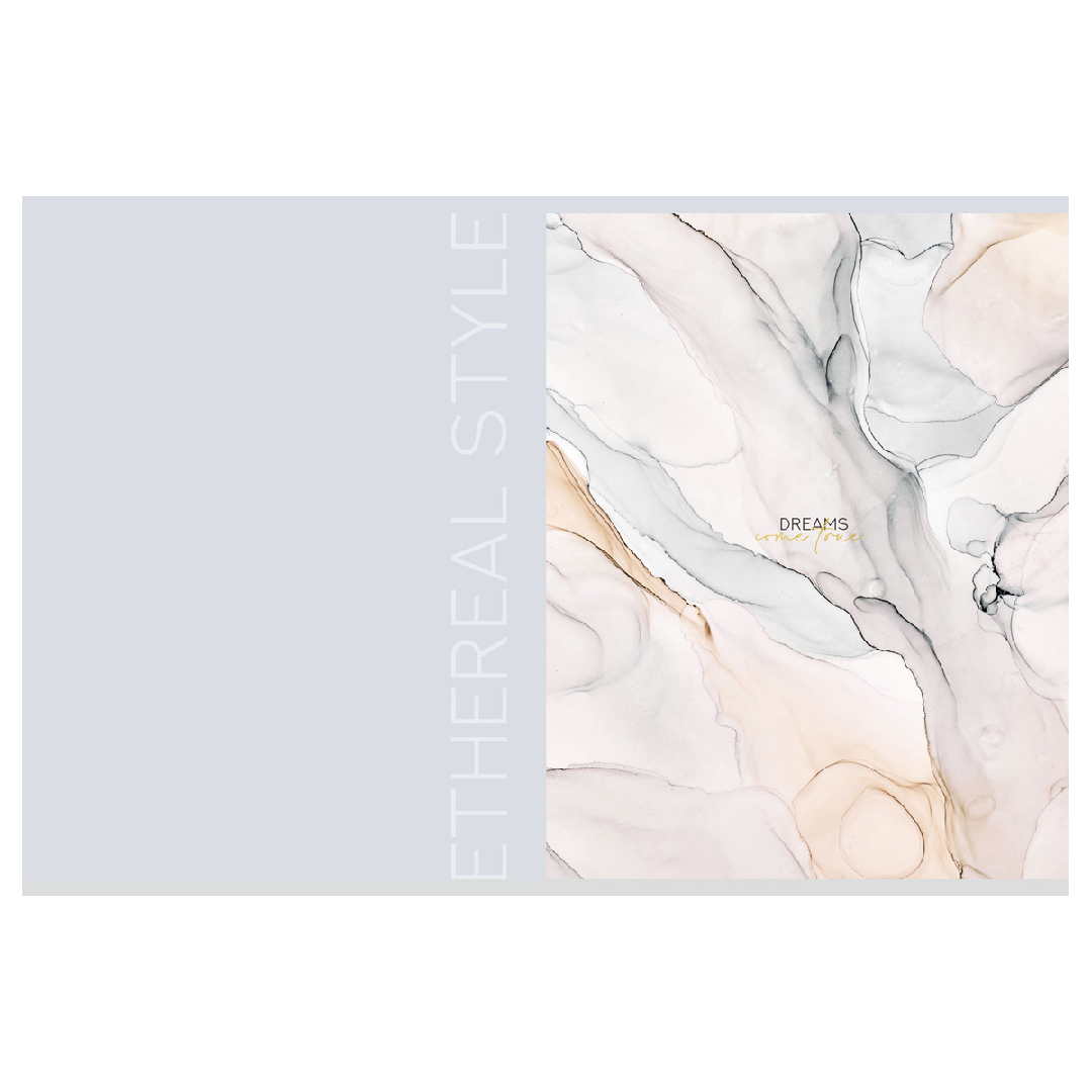 Тетрадь Greenwich Line "Marble color" А5, 80 листов, в клетку, на гребне, ассорти / Тетради №3