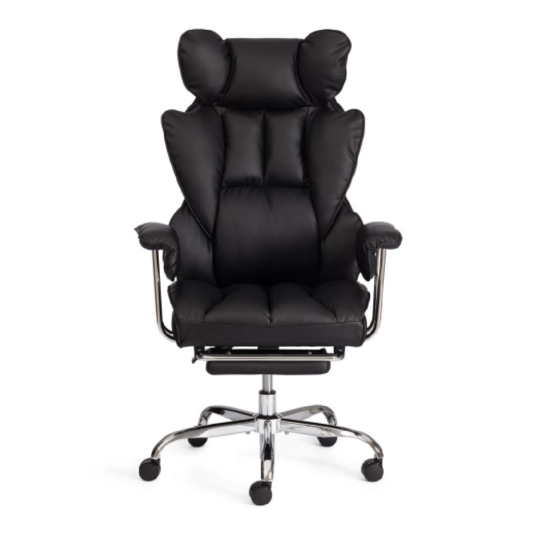 Игровое компьютерное кресло Comfy CR, искусственная кожа, черный / Все для геймера №2