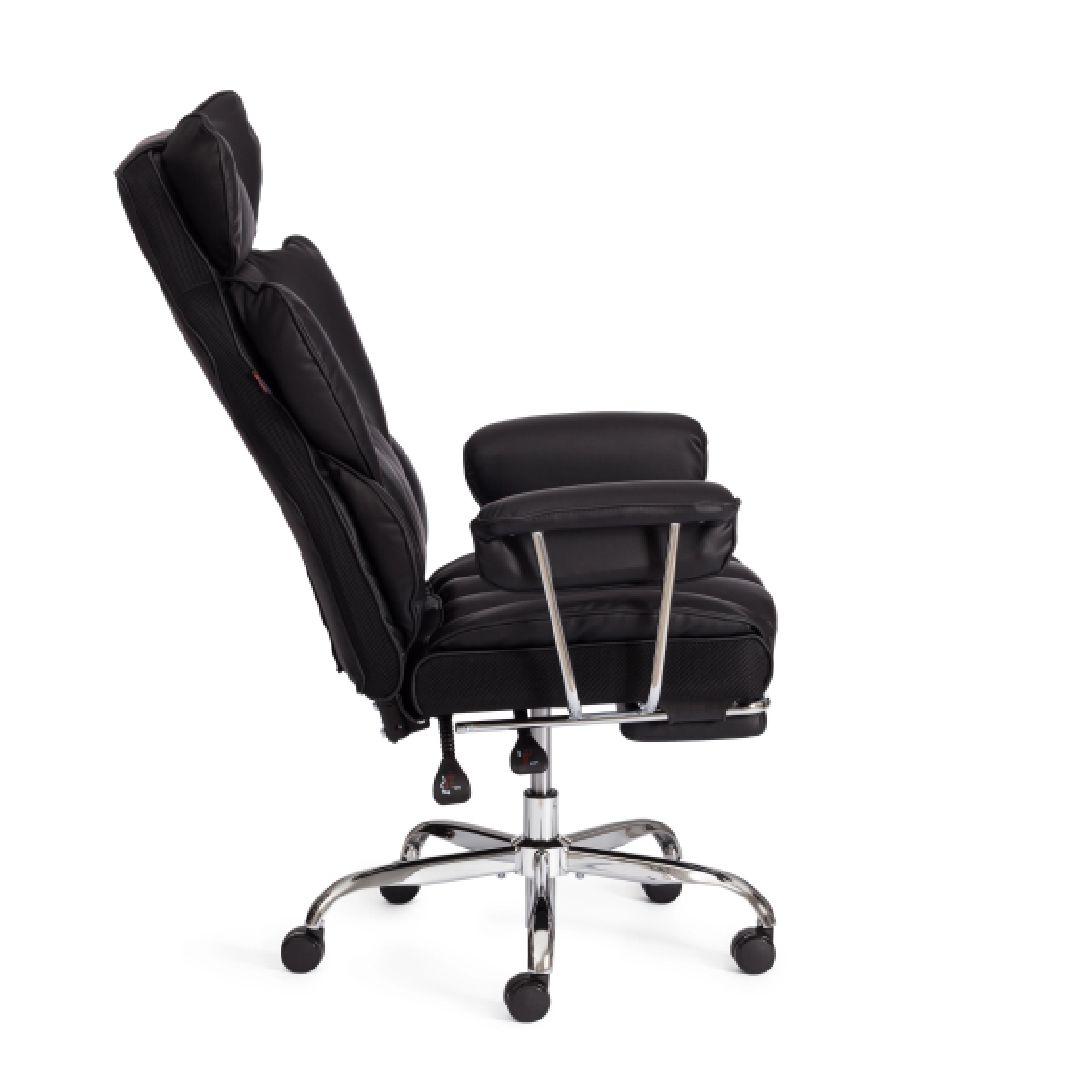 Игровое компьютерное кресло Comfy CR, искусственная кожа, черный / Все для геймера №3