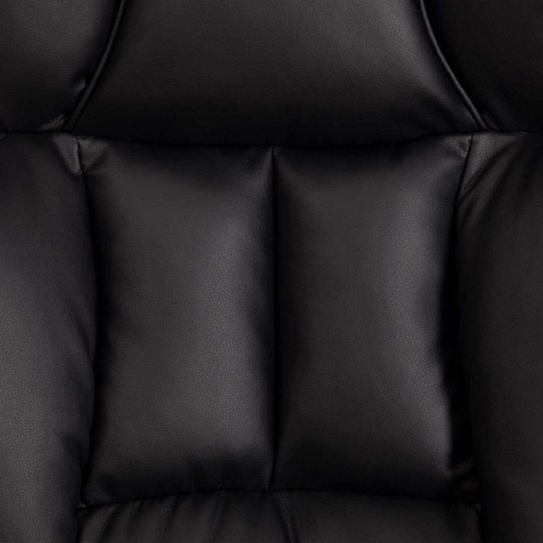 Игровое компьютерное кресло Comfy CR, искусственная кожа, черный / Все для геймера №5