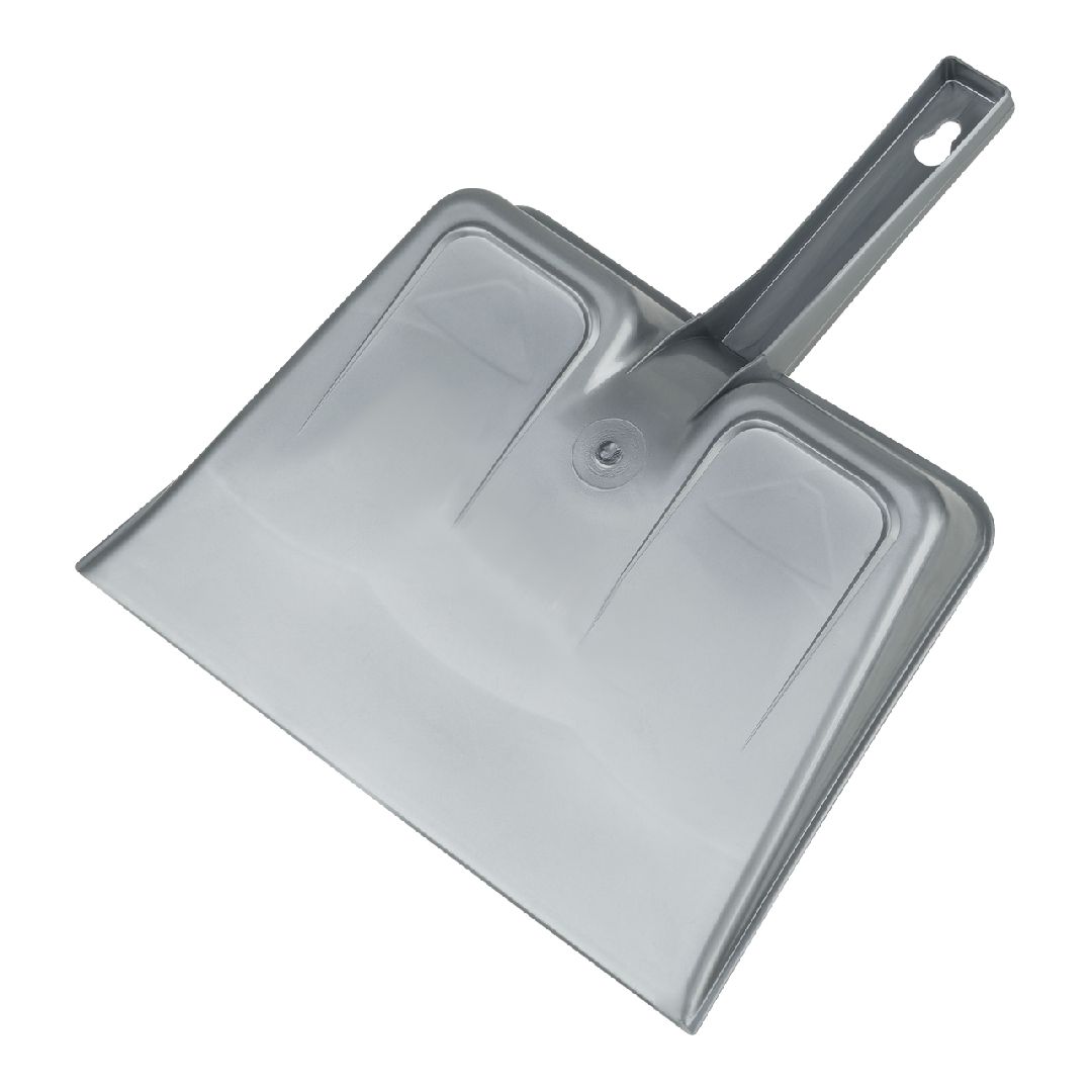 Совок Vega, пластик, низкая ручка, серый / Веники, щетки, совки №3