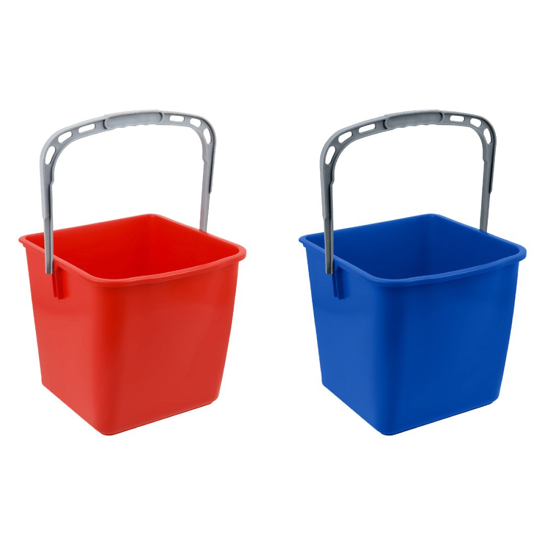 Тележка уборочная OfficeClean Professional, с отжимным устройством в комплекте, ведро 23/23 л / Ведра №5