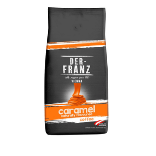 Кофе в зернах Der Franz "Caramel", средне-темная обжарка, 1000 гр / Кофе зерновой