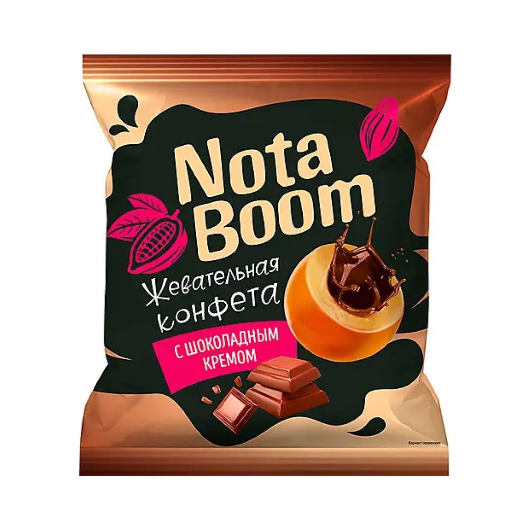 Конфеты жевательные "NotaBoom", с шоколадным кремом, 500 гр / Карамель и мармелад №3