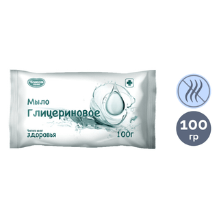 Дәретханалық сабын Econom Care "Глицерин", 100 гр / Кесек сабындар