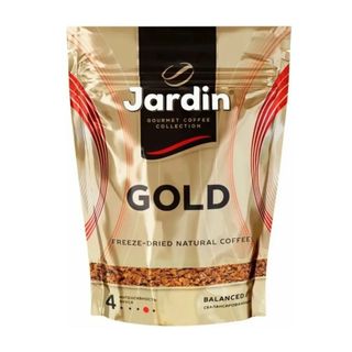 Кофе растворимый Jardin Gold, средней обжарки, 400 гр, вакуумная упаковка / Кофе растворимый