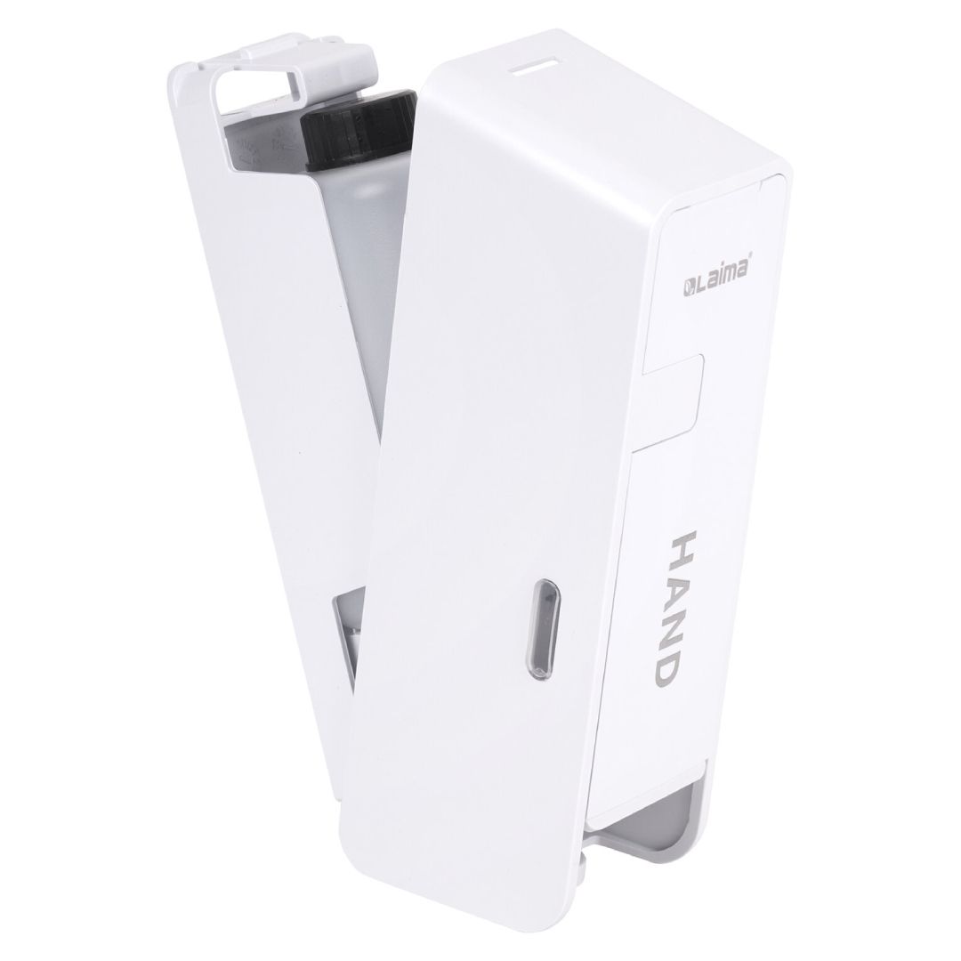 Диспенсер для жидкого мыла Laima "Ultra", пластик, 380 мл, белый / Диспенсеры для жидкого мыла №3