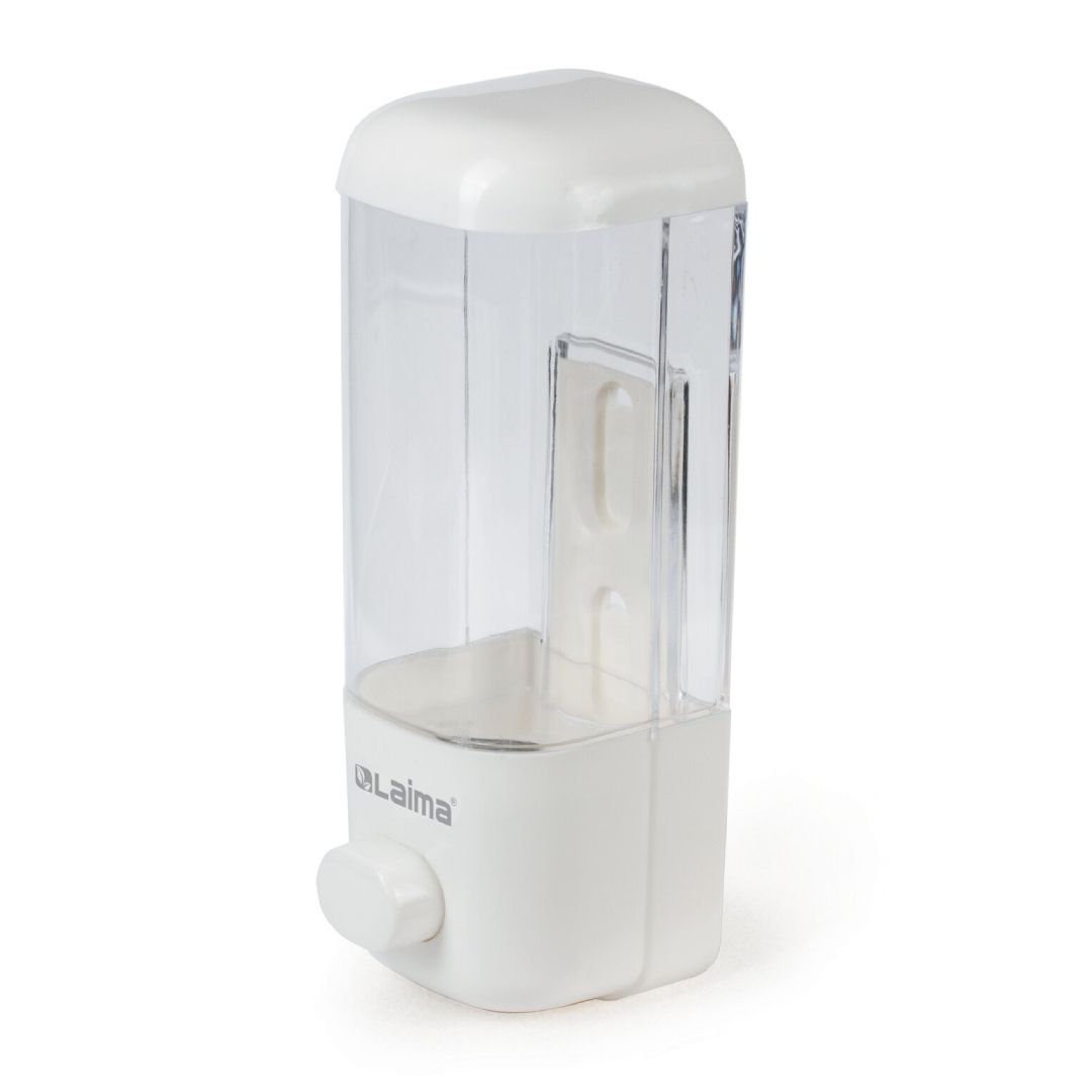 Сұйық сабын диспенсері Laima, пластик, 500 мл, ақ / Сұйық сабын диспенсерлері №2 oe.kz Сұйық сабын диспенсері Laima, пластик, 500 мл, ақ / Сұйық сабын диспенсерлері №2