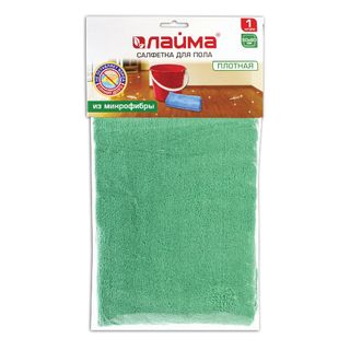 Еденге арналған майлық OfficeClean "Премиум", микрофибра, өлшемі 50*60 см, жасыл / Еден жуғыш шүберектер