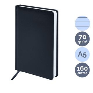 Ежедневник недатированный Brauberg "Select", A5, 160 л, балакрон, темно-синий / Ежедневники недатированные oe.kz Ежедневник недатированный Brauberg "Select", A5, 160 л, балакрон, темно-синий / Ежедневники недатированные