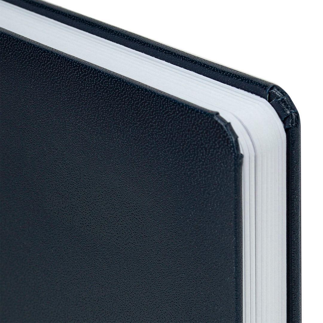 Ежедневник недатированный Brauberg "Select", A5, 160 л, балакрон, темно-синий / Ежедневники недатированные №3