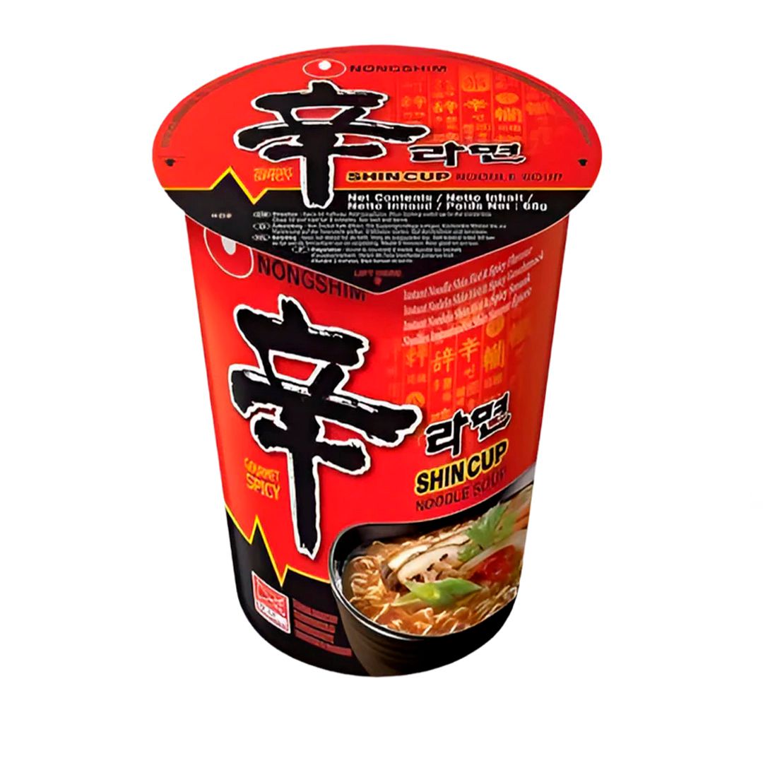 Лапша быстрого приготовления Nongshim "Shin Cup Noodle", стакан, 70 гр / Еда быстрого приготовления