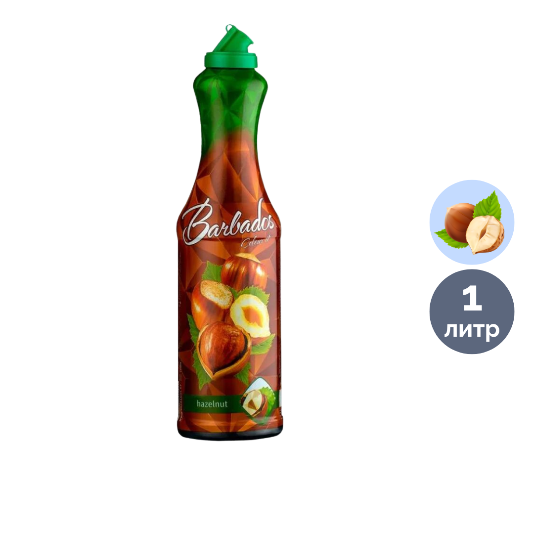 Сироп Barbados "Лесной орех", 1 л / Мед, варенье, сиропы oe.kz Сироп Barbados "Лесной орех", 1 л / Мед, варенье, сиропы