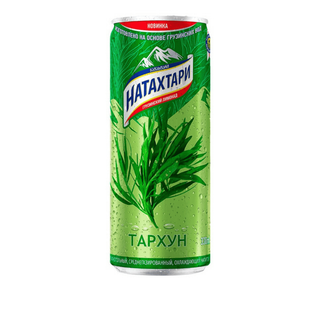 Натахтари "Тархун" газдалған сусыны, 0,33 л, қаңылтыр банка / Сусындар мен энергетиктер
