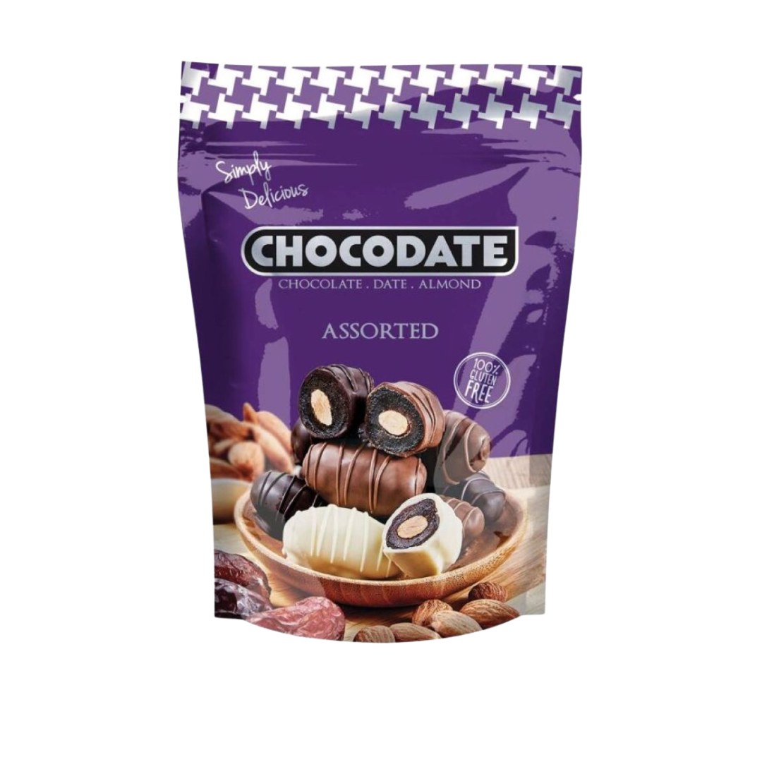 Финики в шоколаде Chocodate, ассорти, 250 гр / Конфеты