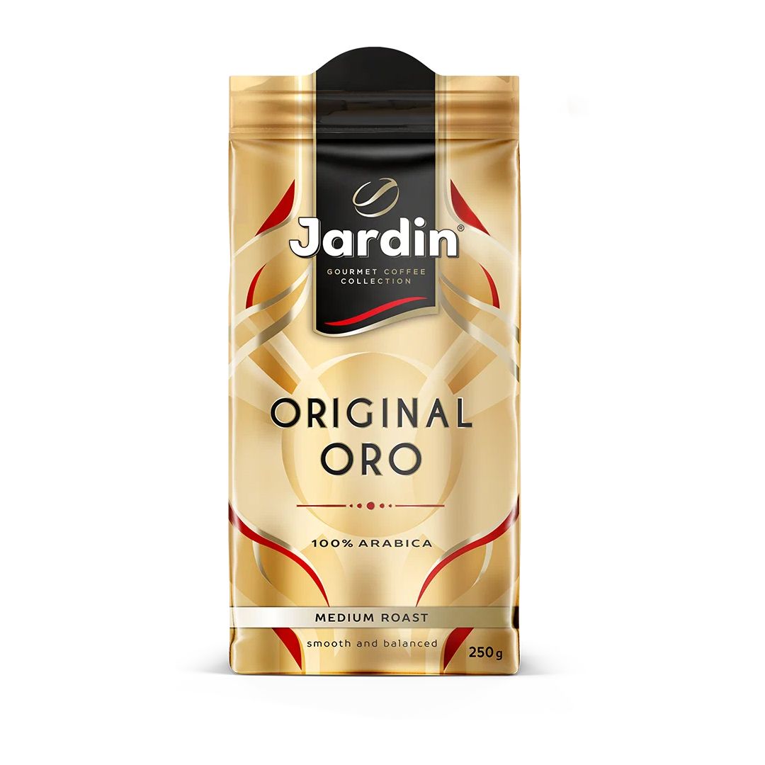 Ұнтақталған кофе Jardin "Oro Original", орташа қуырылған, 250 гр