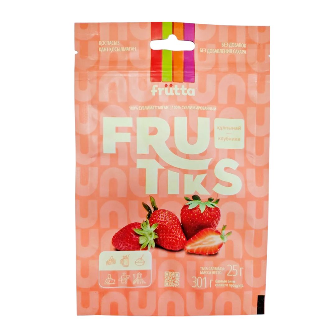 Клубника сублимированная Frutta, 25 гр / Сухофрукты и орехи