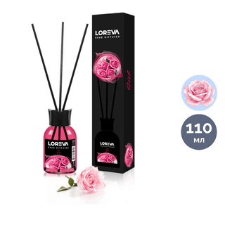 Хош иісті диффузор Loreva "Раушан", 110 мл / Хош иісті диффузорлар