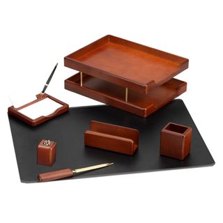 Жұмыс үстелі жинағы Good Sunrise, 7 құрал, ағаш, қоңыр / Үстел жинақтары