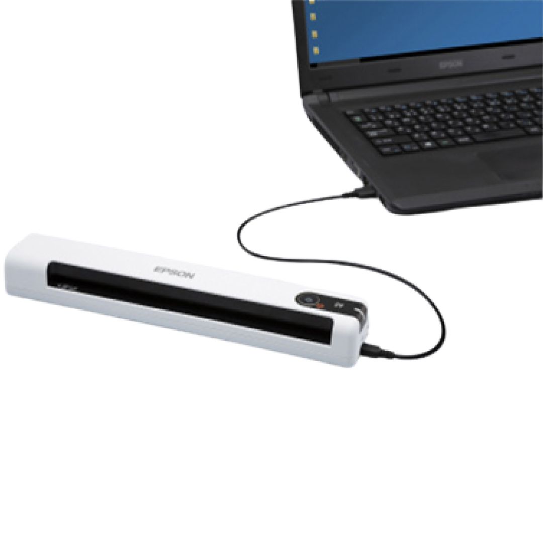 Сканер Epson WorkForce DS-70, A4, 600*600 dpi, USB 2.0, CIS, мобильный / Сканеры №3