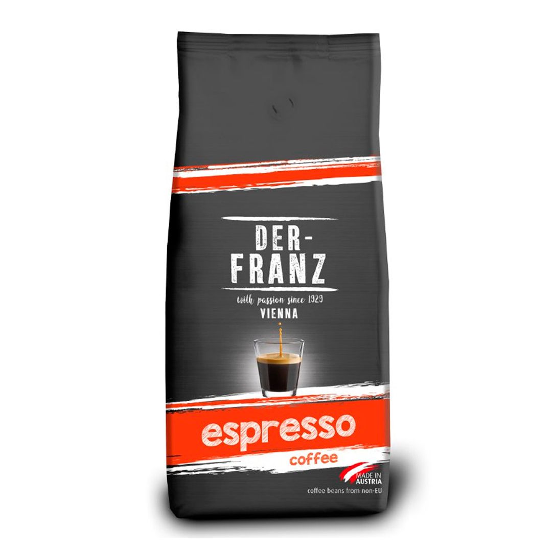Кофе в зернах Der Franz "Espresso", средней обжарки, 1000 гр / Кофе зерновой
