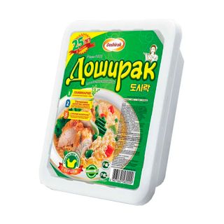 Лапша быстрого приготовления Доширак, куриный, тарелка, 90 гр / Еда быстрого приготовления