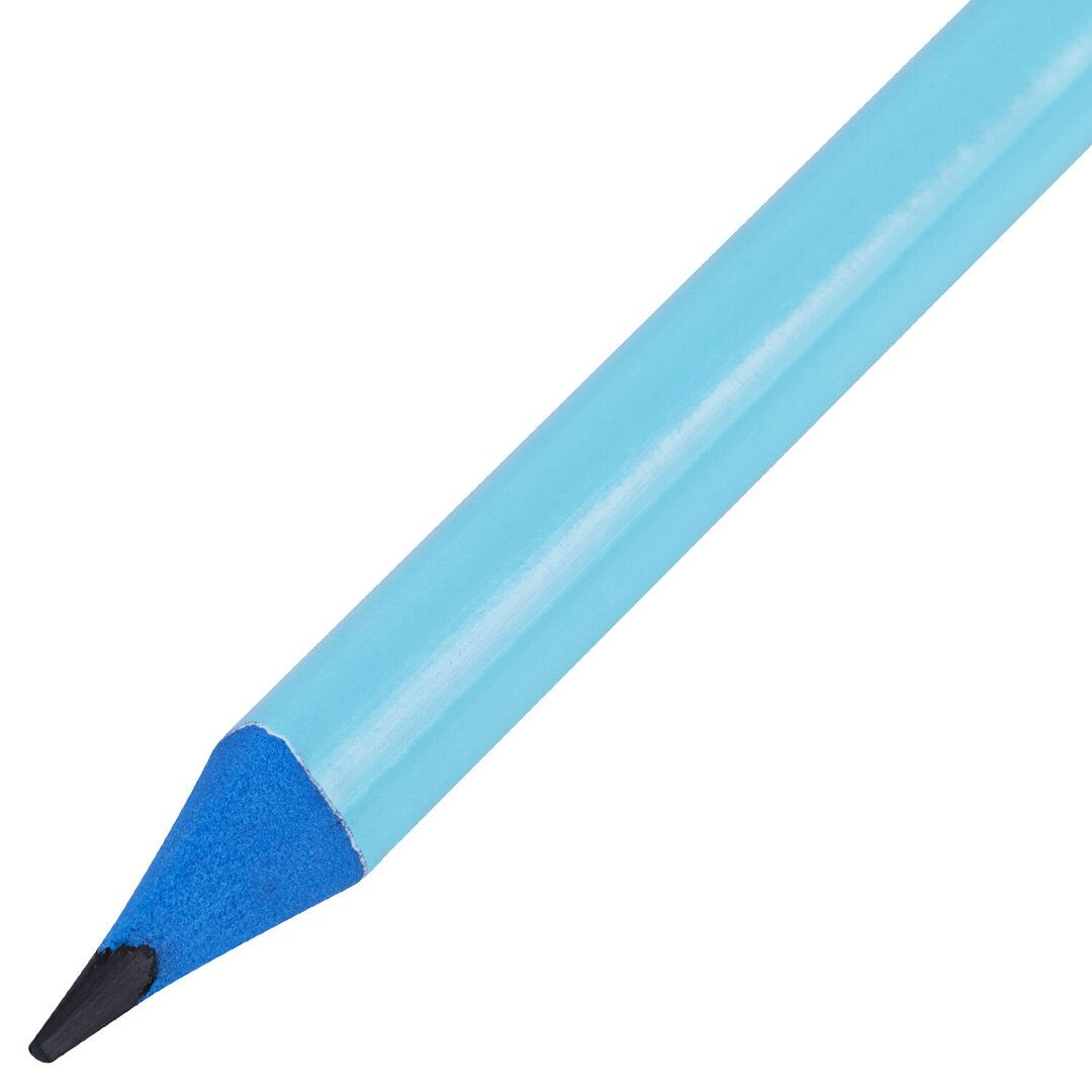 Қара графитті қарындаш Brauberg "Pastel" HB, пластик, үшкірленген өшіргішпен / Қара графитті қарындаштар №2