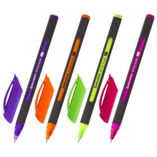 Шарлы қалам Berlingo "Tribase Grip Snow", 0,7 мм, көк, корпусы ассорти, баға бір дана үшін / Автоматты емес шарлы қаламдар