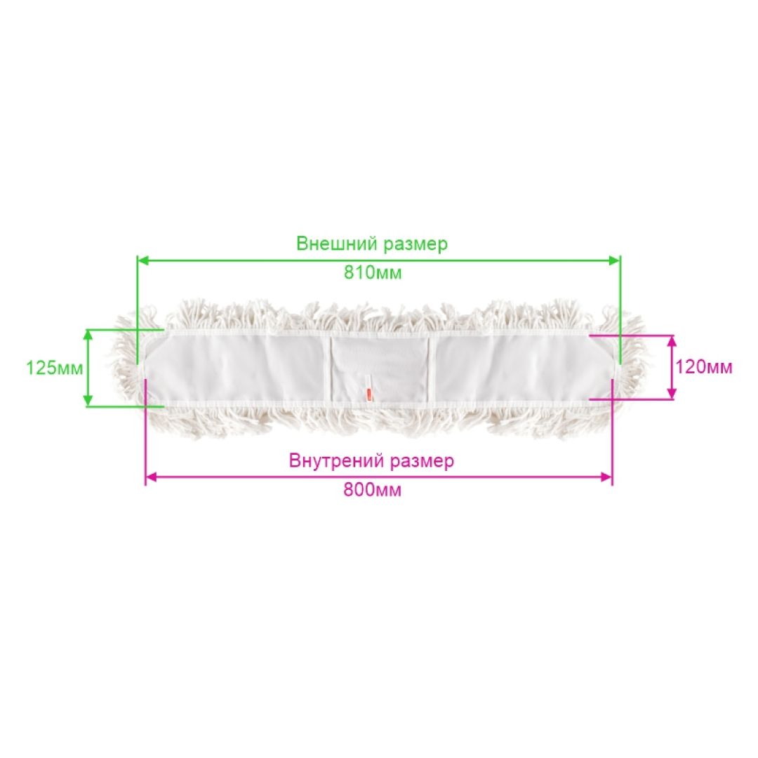 Запаска для швабры OfficeClean Professional, хлопок, размер 80*12 см, белая / Швабры и комплекты №4 oe.kz Запаска для швабры OfficeClean Professional, хлопок, размер 80*12 см, белая / Швабры и комплекты №4