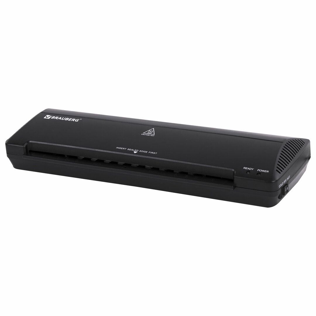Ламинатор Brauberg Nano Plus, A3 формат, 150 мкм, 250 мм/мин, черный / Ламинаторы