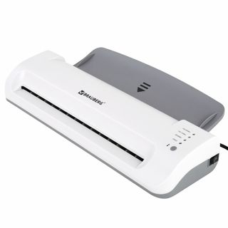 Ламинатор Brauberg Silver Max, A4 формат, 200 мкм, 320 мм/мин, белый / Ламинаторы
