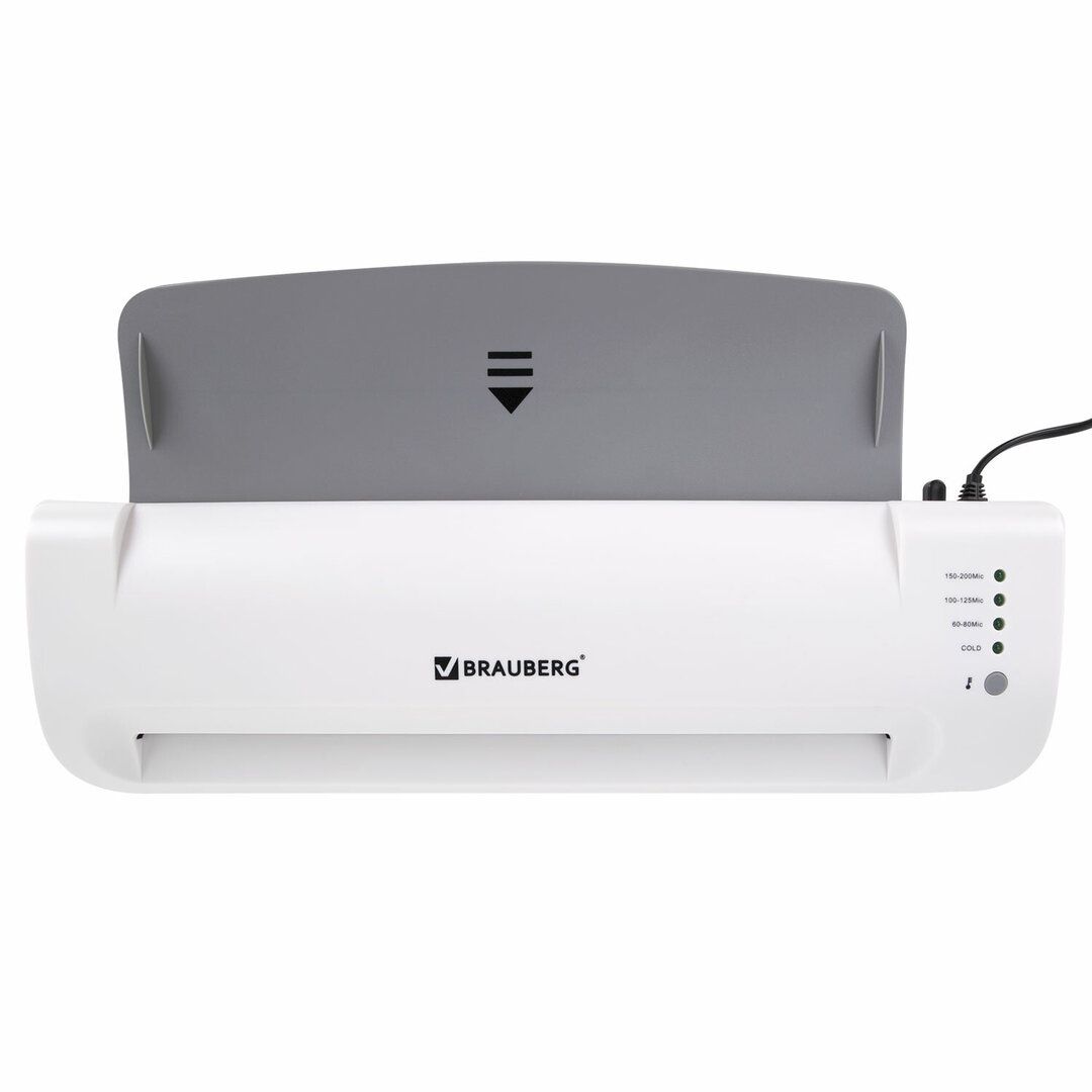 Ламинатор Brauberg Silver Max, A4 формат, 200 мкм, 320 мм/мин, белый / Ламинаторы №3