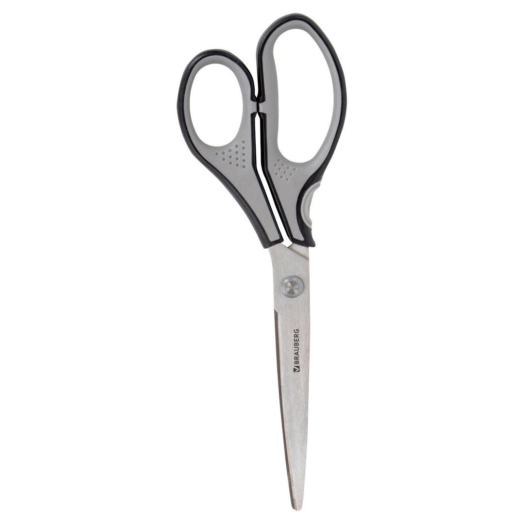 Қайшы Brauberg "Super", өлшемі 23 см, сұр / Қайшылар