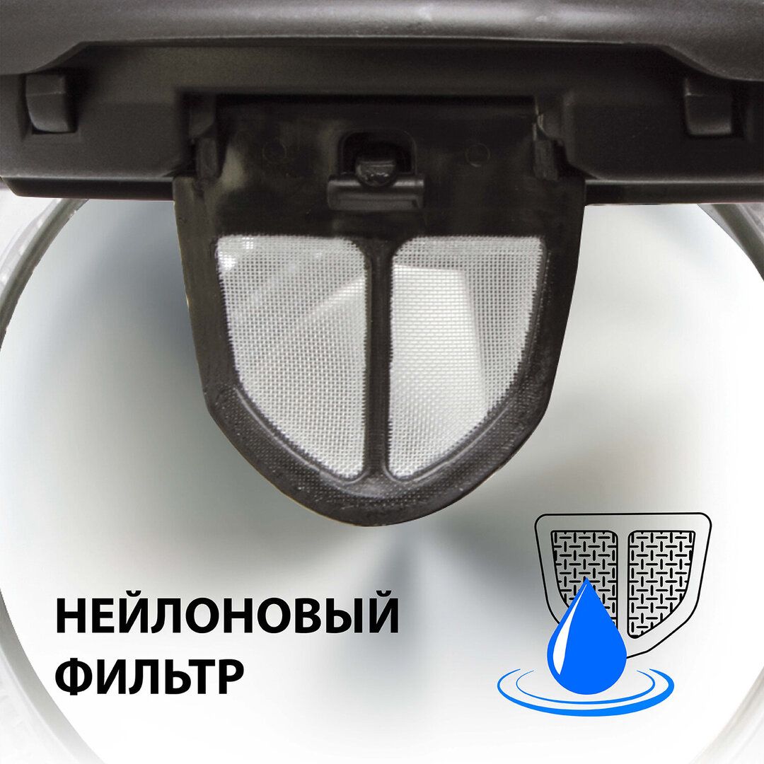 Электрический чайник Sonnen KT-1786, 1,7 л, пластик, стекло / Чайники	 №3