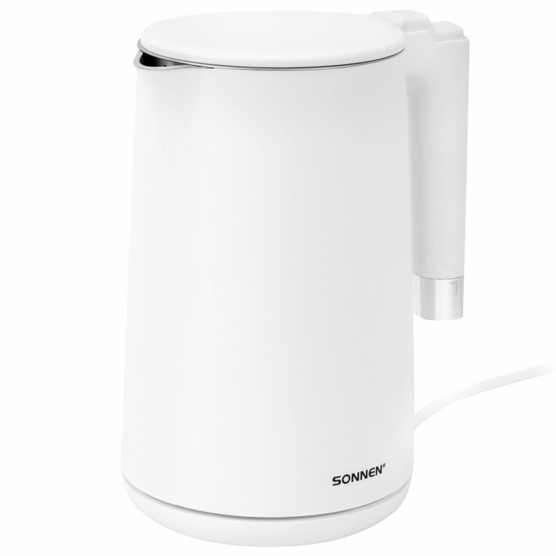 Электрический чайник Sonnen KT-8719W, 1,5 л, белый / Чайники	