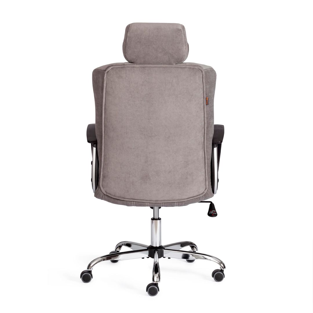 Кресло для руководителя Oxford, флок, серое / Кресла для руководителей №3