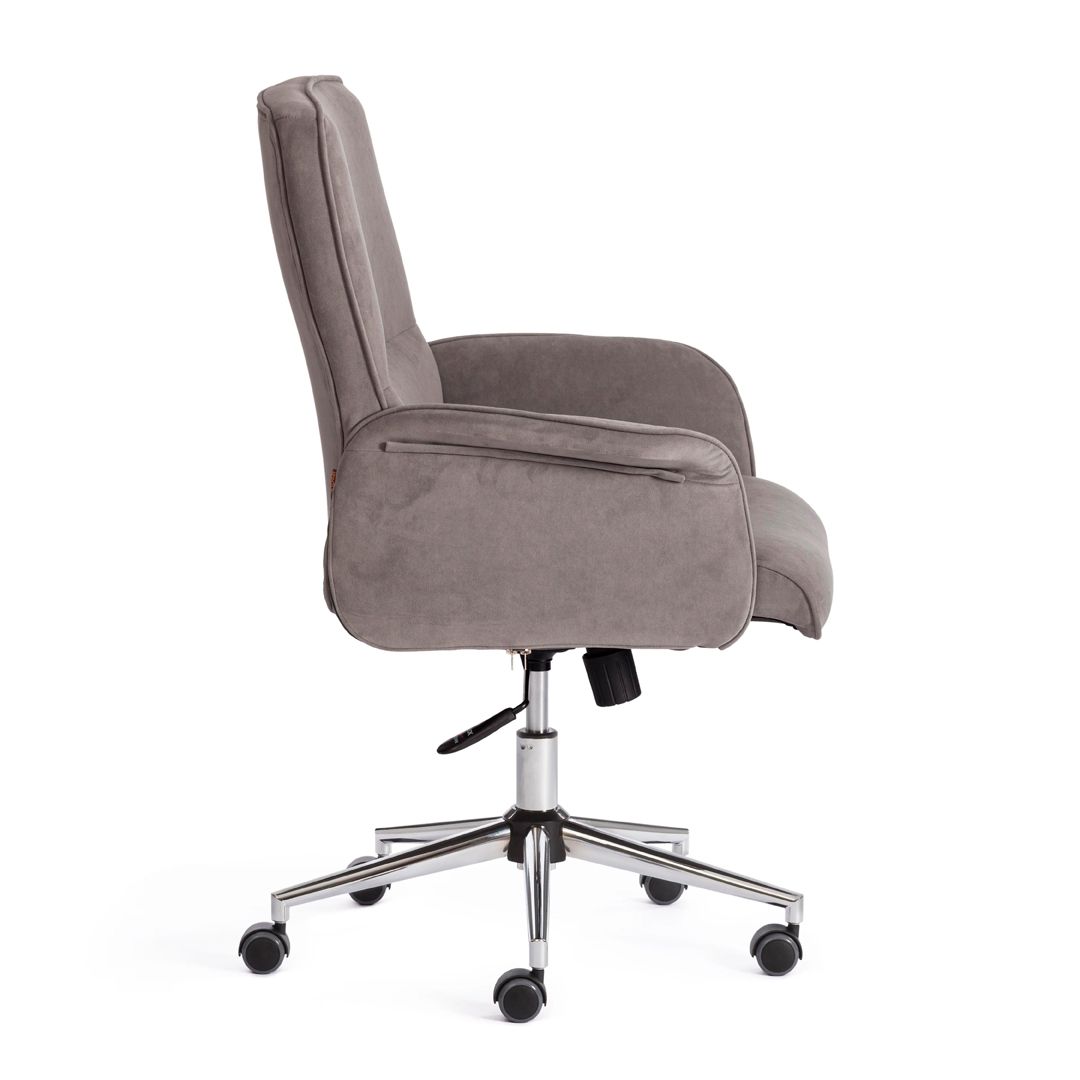 Кресло для персонала York, флок, серое / Кресла для персонала №2