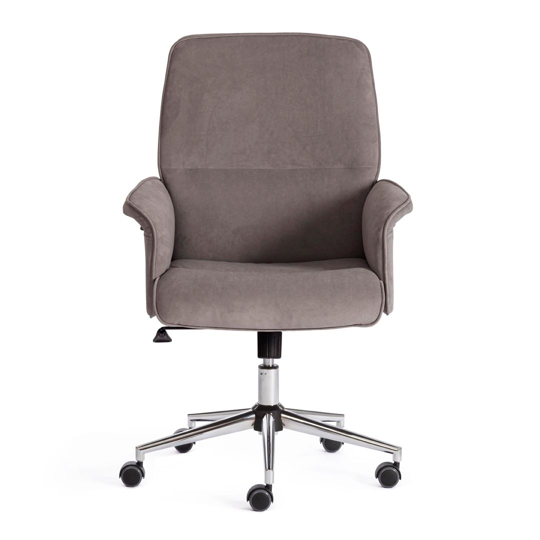 Кресло для персонала York, флок, серое / Кресла для персонала №4