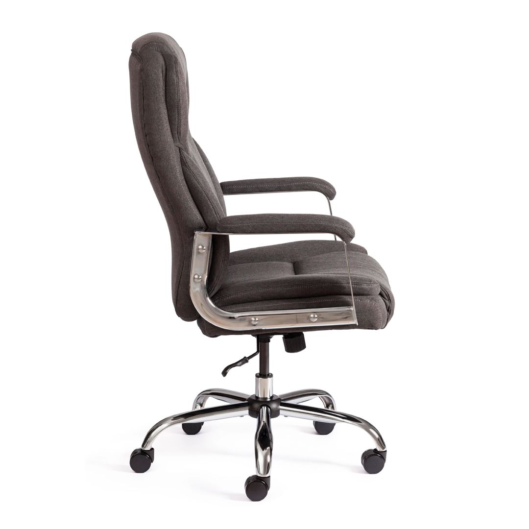 Кресло для руководителя Appolon, ткань, серое / Кресла для руководителей №2