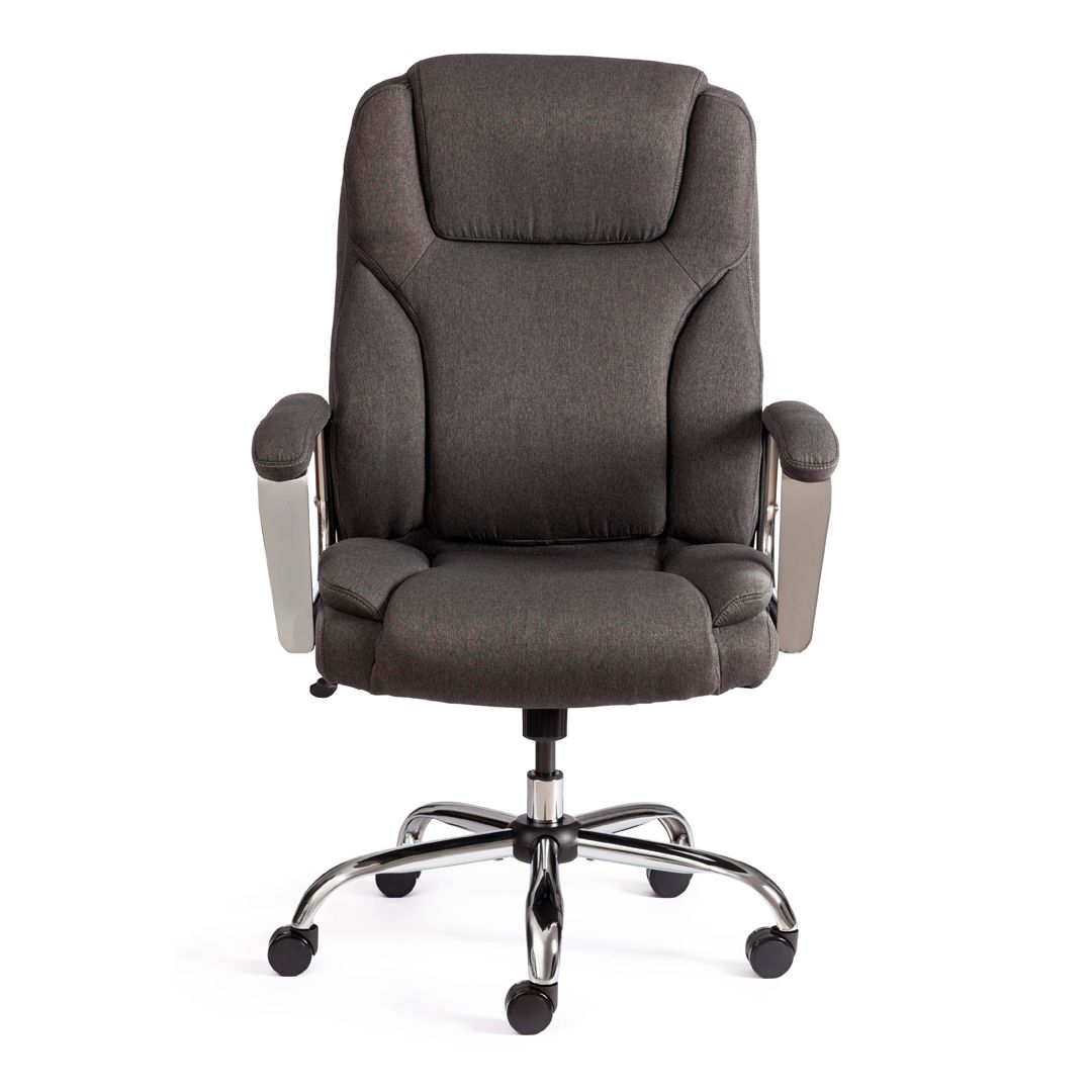 Кресло для руководителя Appolon, ткань, серое / Кресла для руководителей №4