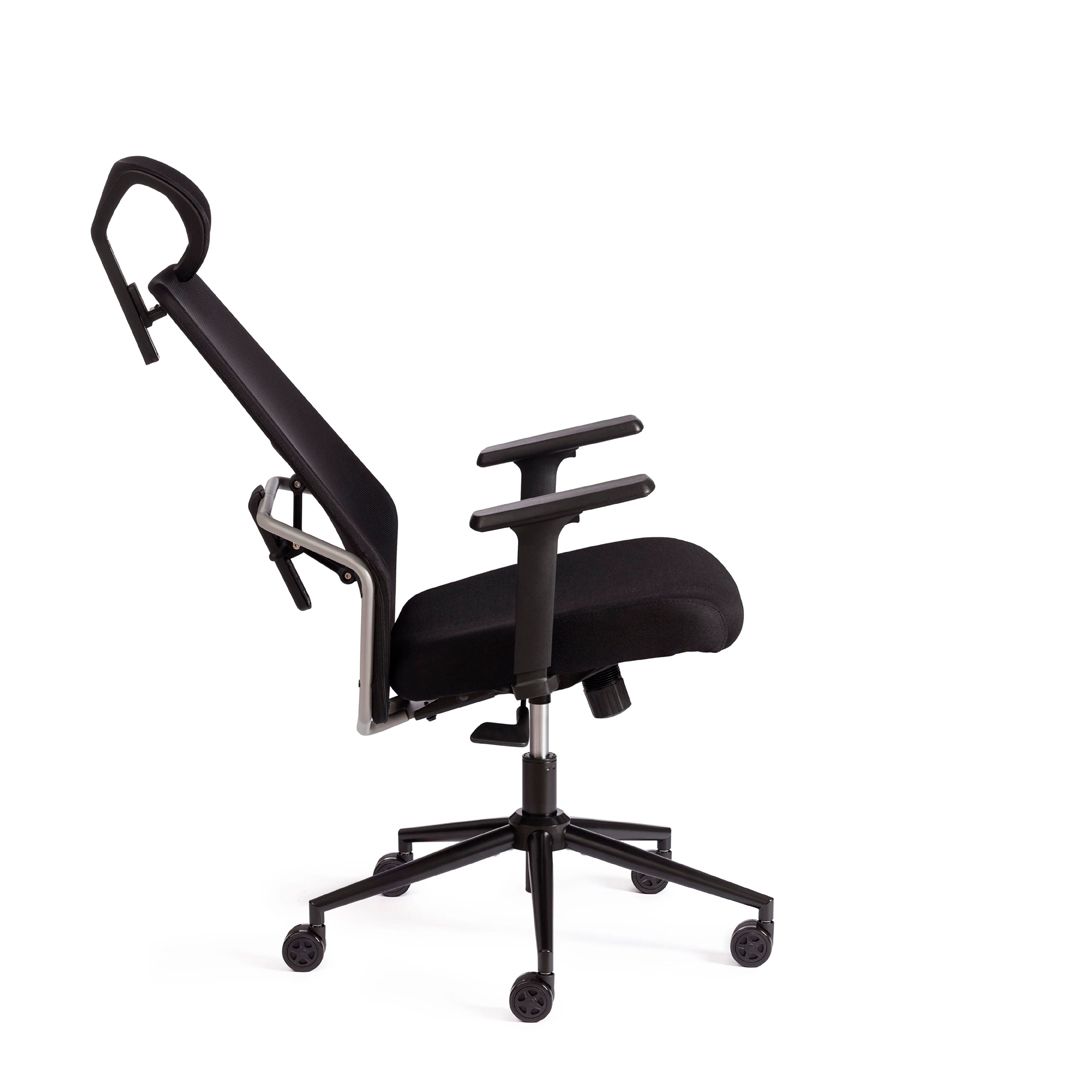 Кресло для руководителя Matrix grey, ткань, сетка, черное / Кресла для руководителей №10