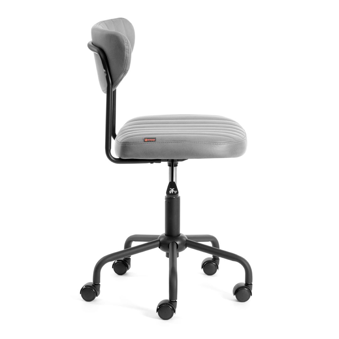 Кресло для персонала Slim, искусственная замша, серое / Кресла для персонала №2